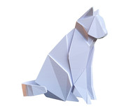 Gato Origami Branco - Hometeka | WestwingNow