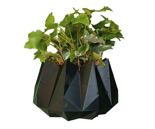Vaso Suspenso Dobradura Médio Preto, multicolor | WestwingNow