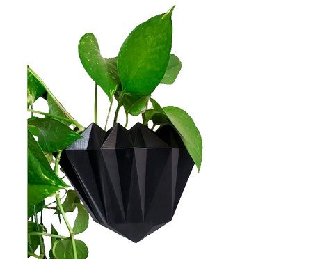 Vaso de Parede para Jardim Vertical Diamante Preto | Westwing