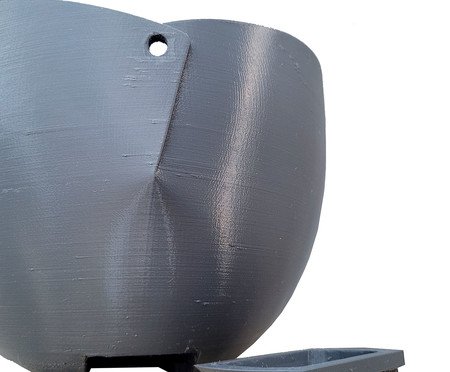 Vaso Suspenso com Dispenser de Água Cinza Chumbo | Westwing