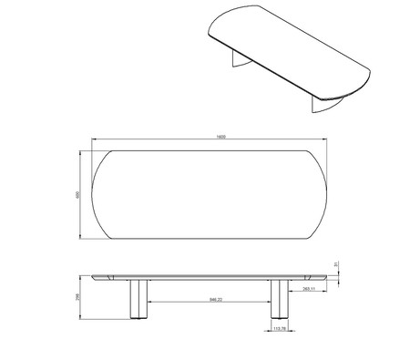 Mesa de Centro Samarini Preto | WestwingNow