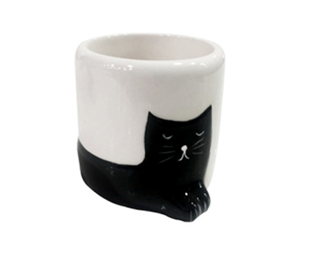 Vaso Chilling Cat - Preto