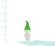 Adorno Gnome Flocked Beanie - Verde, Branco | WestwingNow