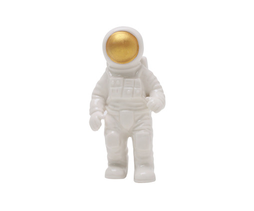 Adorno em Porcelana Astronaut - Branco, Branco | WestwingNow
