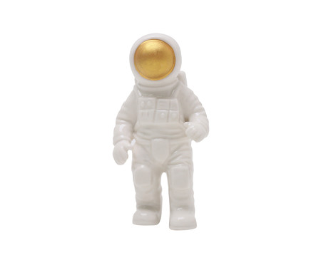 Adorno em Porcelana Astronaut - Branco