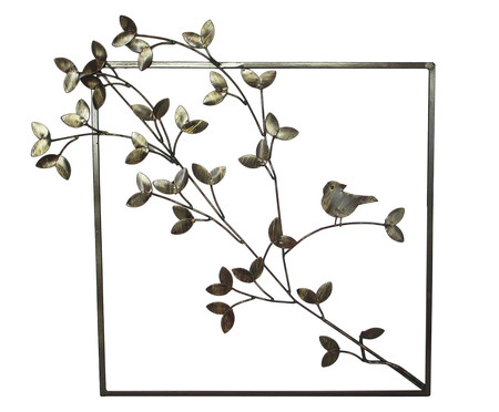 Quadro Flor de Laranjeiras de Parede Preto