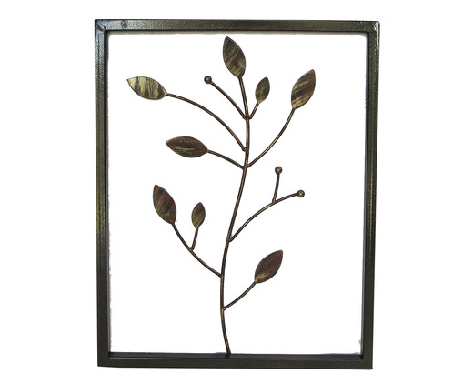 Quadro de Folhas de Parede Preto, black | WestwingNow